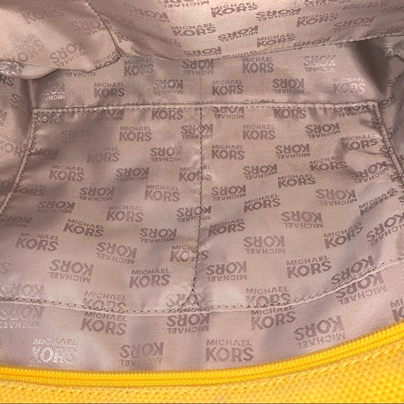 Lemon Yellow Authentic Michael Kors Tote - Picture 4 of 6